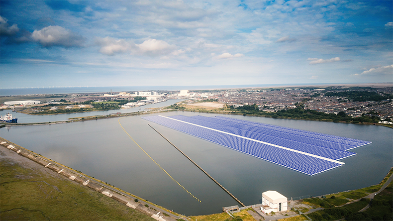 Approval granted for UK’s largest floating solar energy project at Port of Barrow